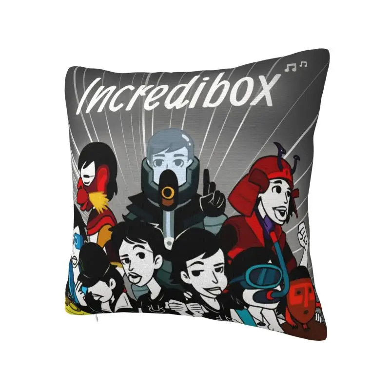 Custom Incredibox Music Video Game Cushion Cover 40x40 Decoration 3D Printing Throw Pillow Case for Car Double-sided