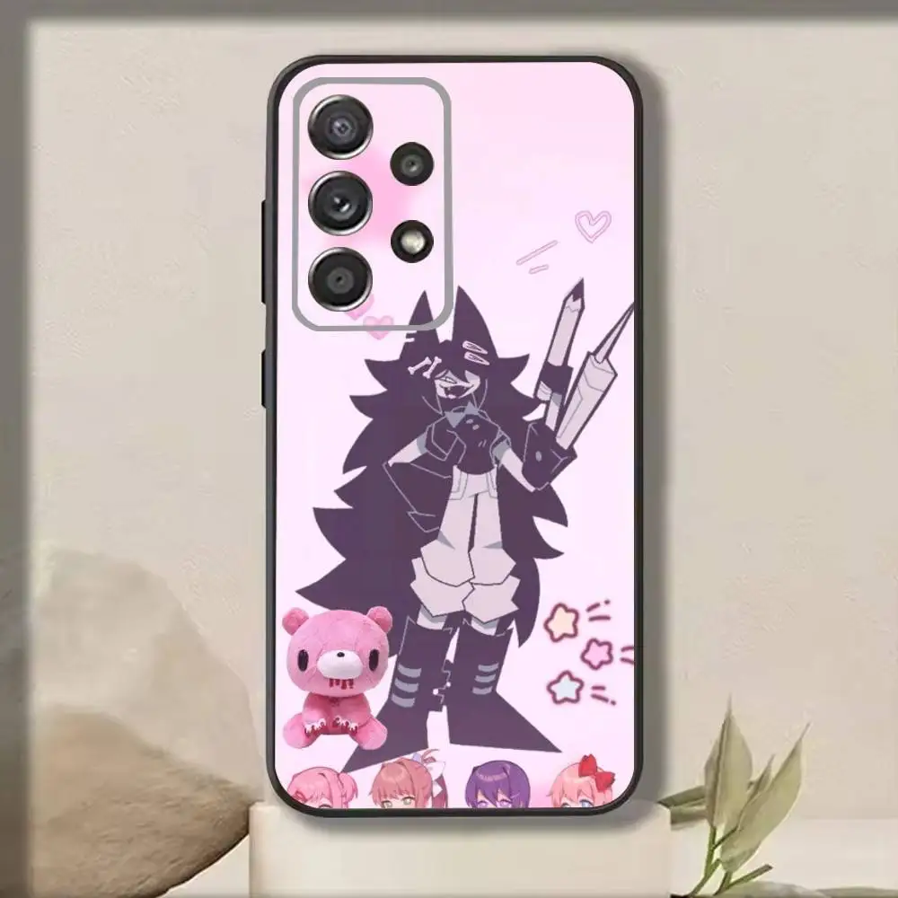 ミス B-ブルミー FPE 電話ケース サムスン S25、S24、S21、S22、S23、S30、ウルトラ、S20、プラス、Fe、ノート、10、9、5G ブラックカバー用