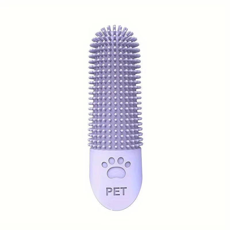 Weiche Silikon-Hundezahnbürste 360 ° Finger-Zahnbürste für Hunde und Katzen Langlebiges Haustier-Fingerbürstchen Zahnreinigungswerkzeug für Alle Rassen – Detail 6