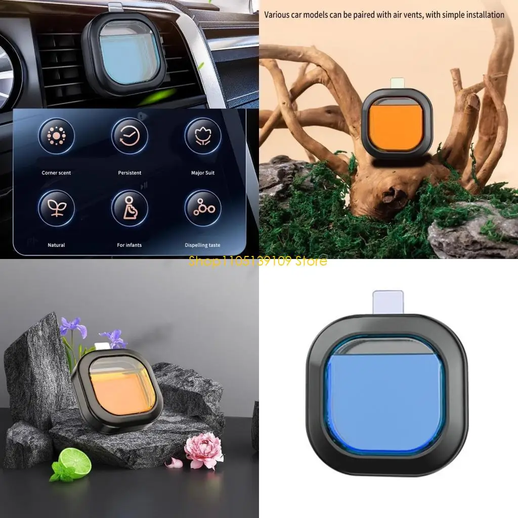 

Vehicle Scent Clip for Air Vent, Peach Diffuser, Enhances Car