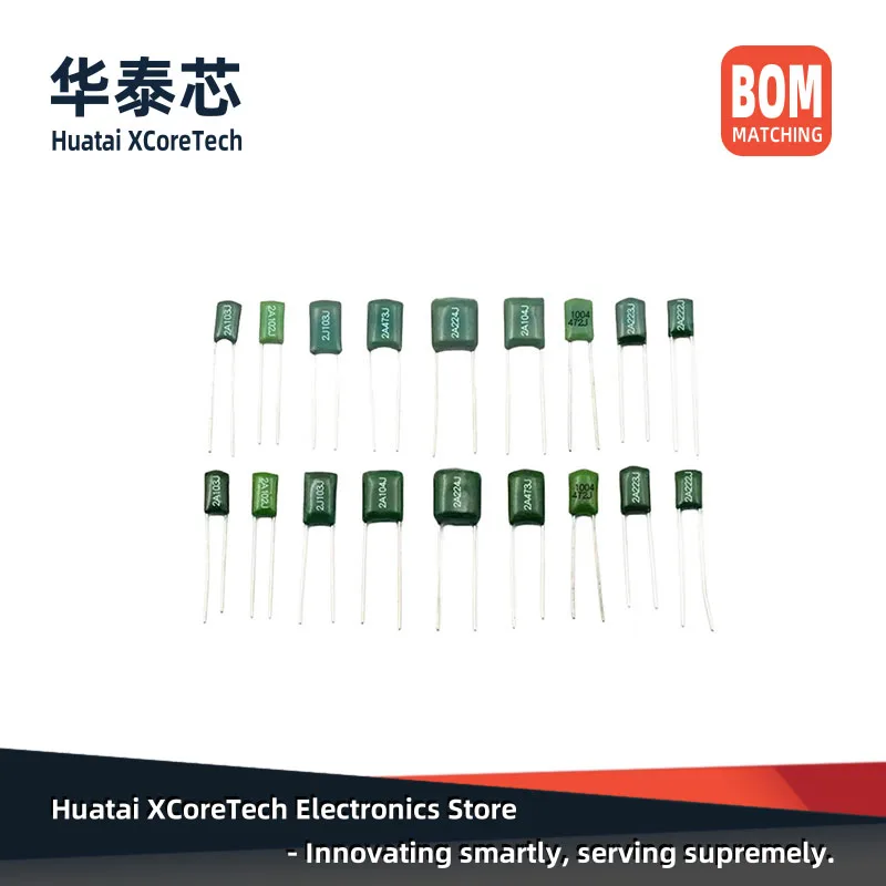 20PCS DIP CL11 Polyester Film Capacitor 5% 100V 250V 400V 630V 1000V 100PF 220PF 270PF 330PF 390PF 470PF 680PF 820PF 1NF 1.5NF