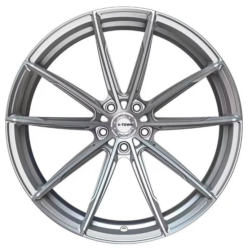 Brushed Silver 18 19 20 21 22 24 Inch Custom Forged Wheels For VW Golf R Mk5 Mk6 Mk7 Mk8 CR7 For Porsche 911 Cayman Macan