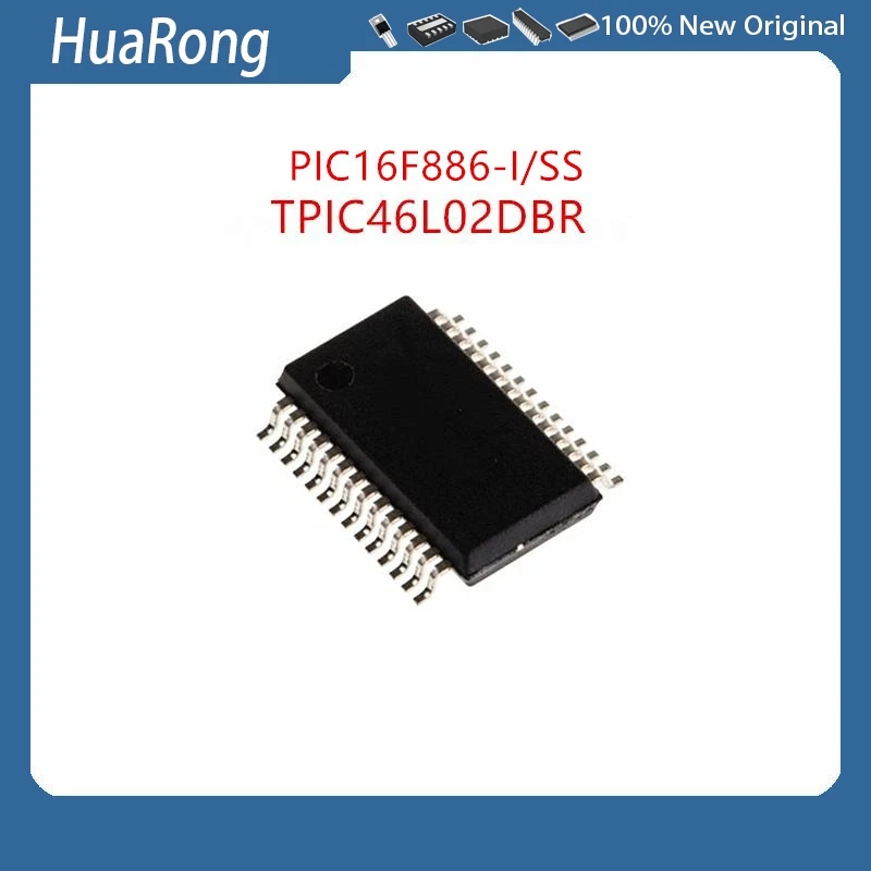 10Pcs/Lot     TPIC46L02DBR  TPIC46L02   PIC16F886-I/SS  PIC16F886 SSOP-28
