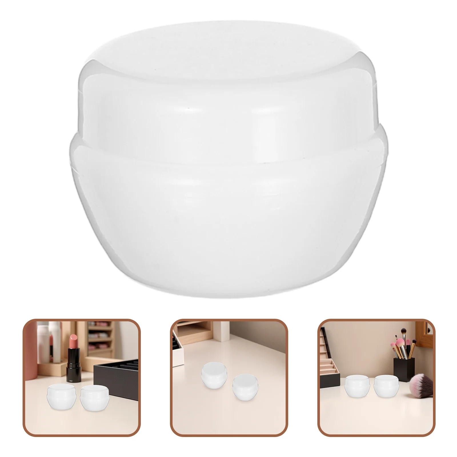 

15Pcs 20g Mushroom Look Cream Jars Attractive Travel Containers Leak Proof Design Packaging Cosmetics Jars Plastic Jar