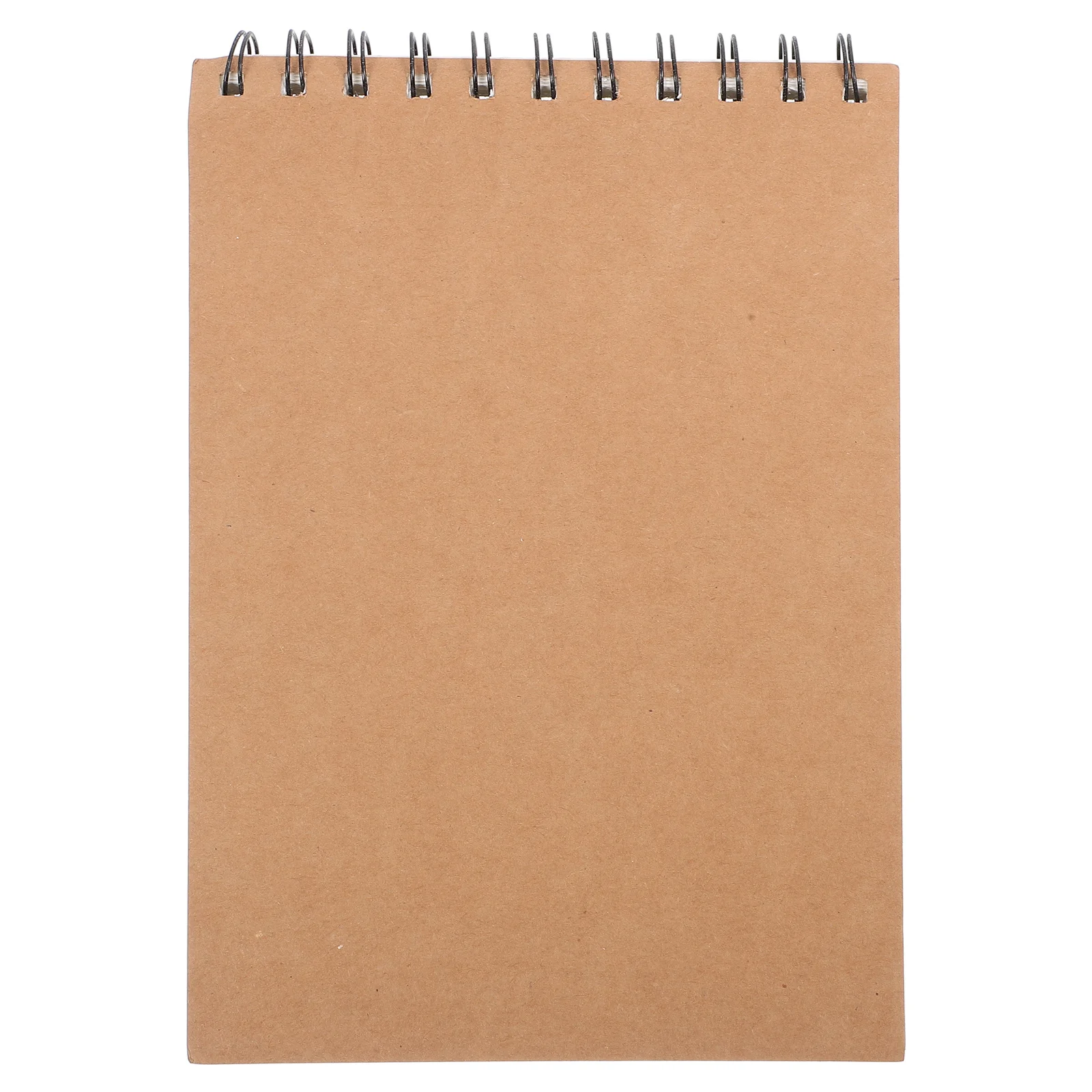 

8K 16K A5 Kraft Paper Sketchbook for Student Artists Spiral Bound Drawing Pad Portable Blank Journal Unlined Brown Notebook