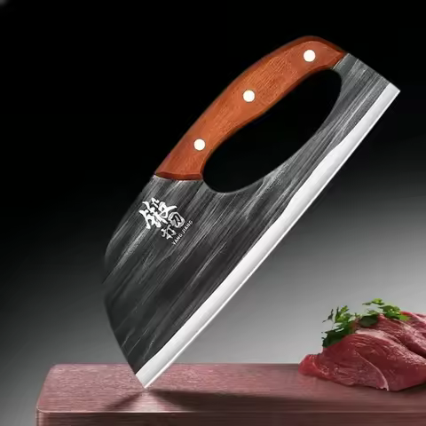 New Arrival Labor-saving Knife 50Cr15mov Forged Kitchen Knife Lady Kitchen Tools Household Safe Cooking Knife Easy Cut Cleaver