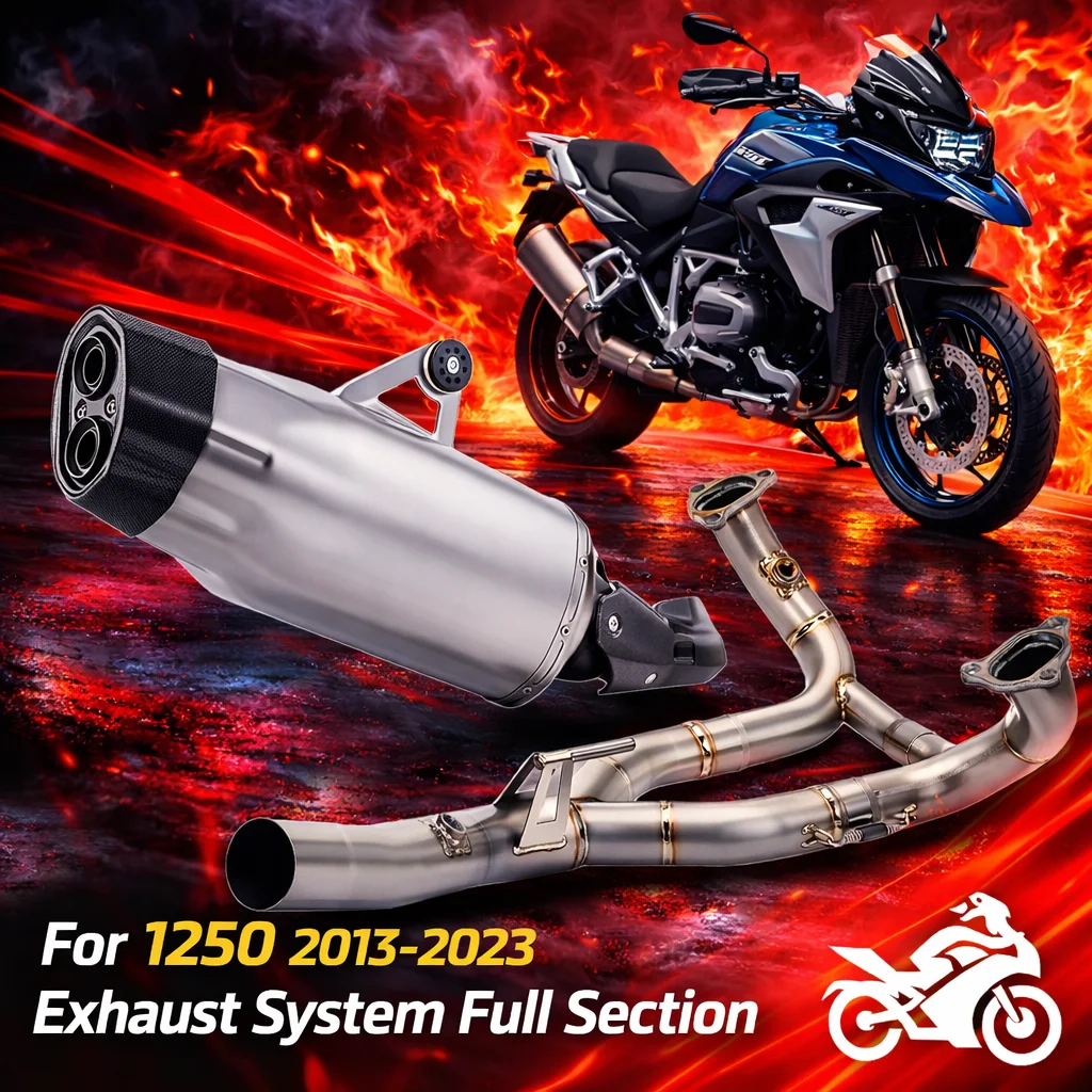 

Universal 51mm motorcycle exhaust system modified stainless steel alien escape muffler
