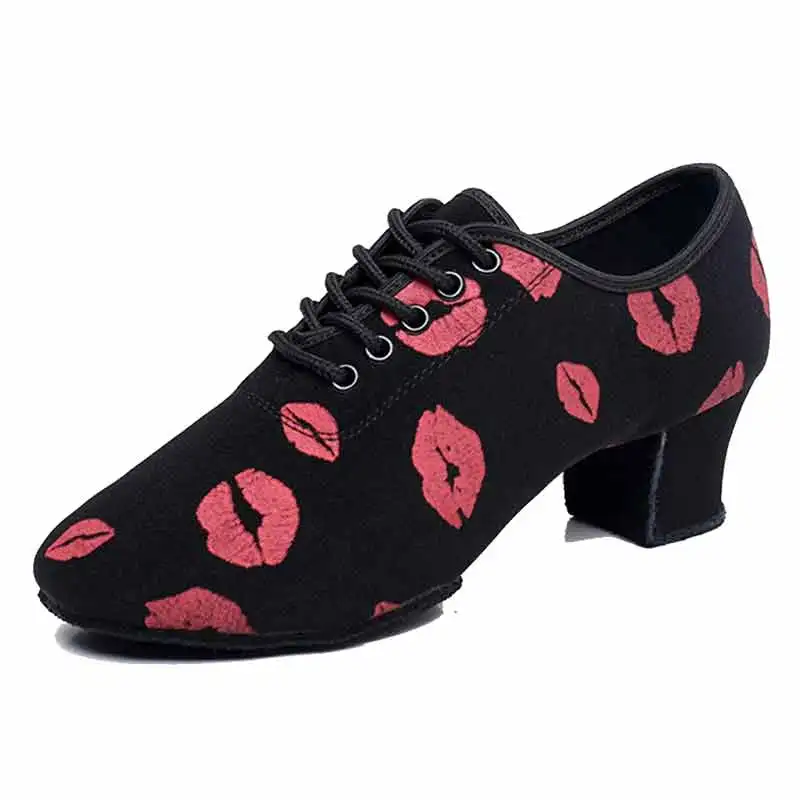 

Women's Jazz Dance Shoes, Salsa Dancing Shoes, Canvas High Heels, Ballroon, Hip Hop, Casual, Ladies, Latin Shoes, Size 35-43