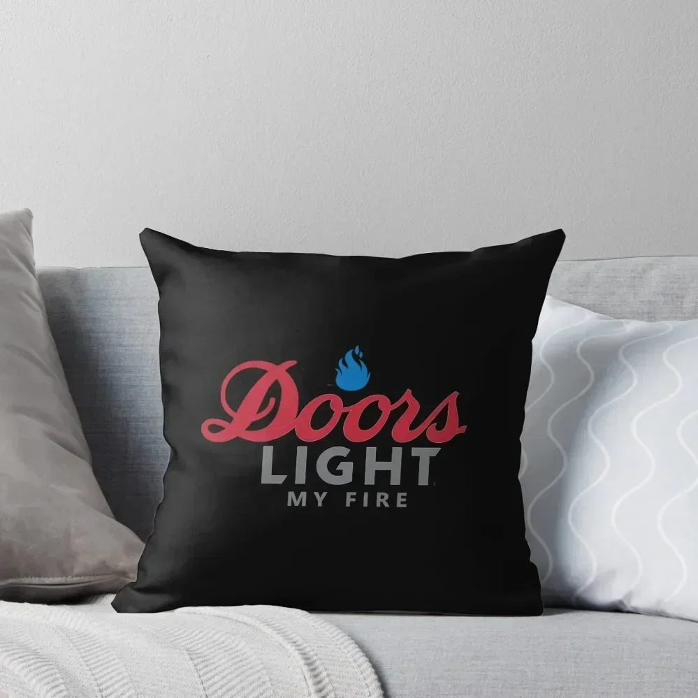 

Doors Light My Fire Throw Pillow Pillows Aesthetic christmas supplies Sofas Covers Pillowcases For Pillows pillow