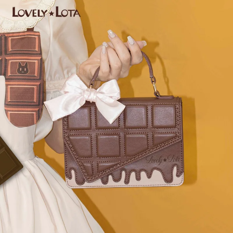 New Sweet PU Crossbody Bags for Women All Match Lolita Hand Bag 2024 New JK Uniform Shoulder Bag Bow Bolso Mujer Сумка