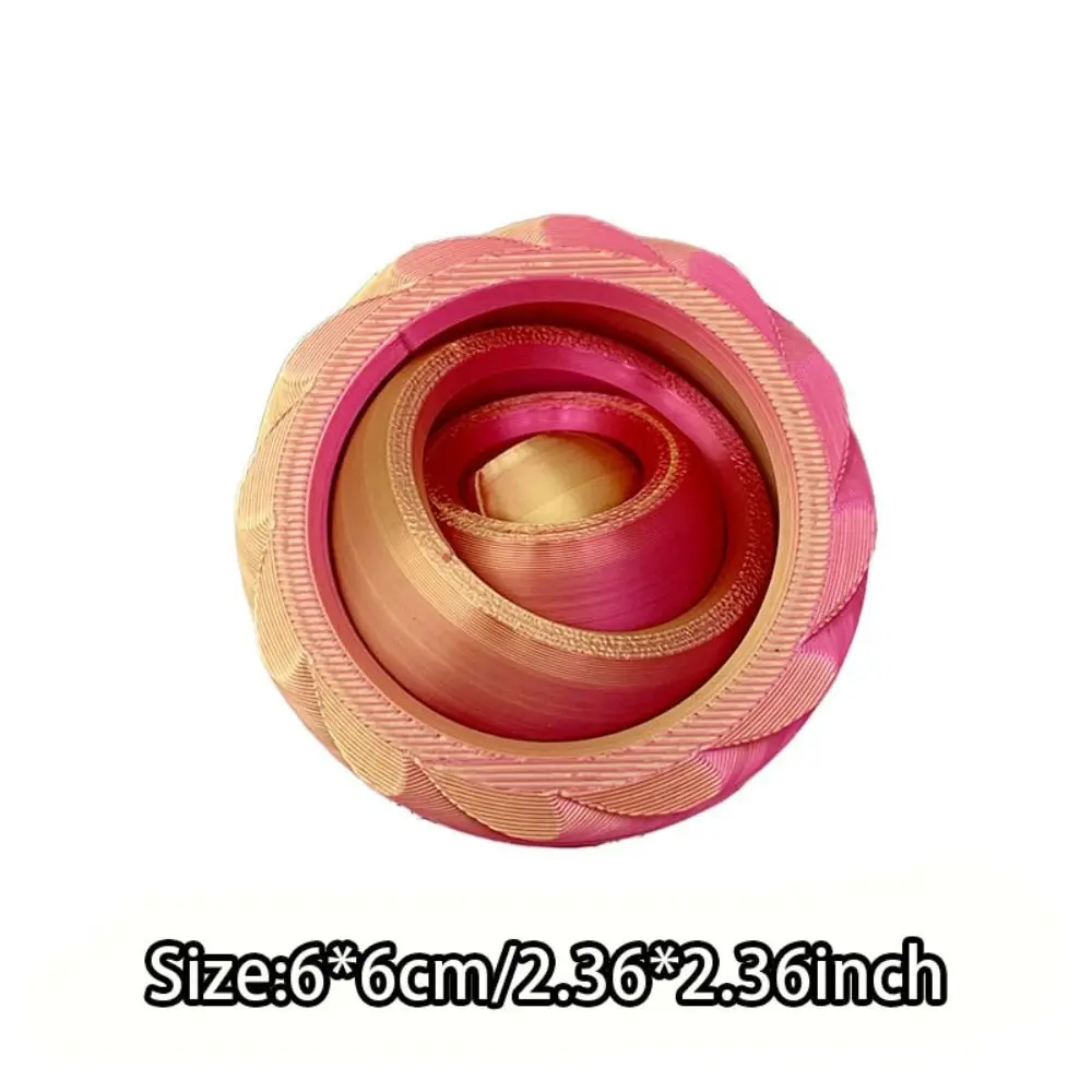 مضحك البلاستيك ثلاثية الأبعاد المطبوعة الدورية الكرة لعبة متعددة الوظائف الضغط الإصبع الغزل الجيروسكوب تململ الجيروسكوب