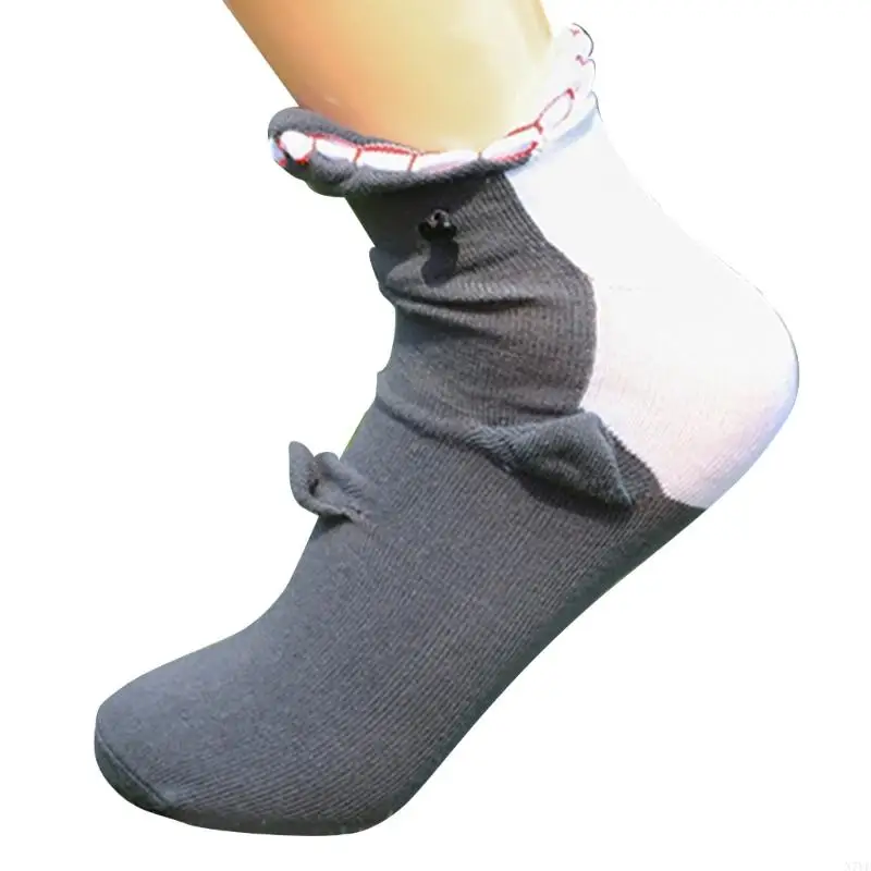 N7YF Fashion Sock Shark Socks Stocking Novelty Cotton Sock Floor Socks