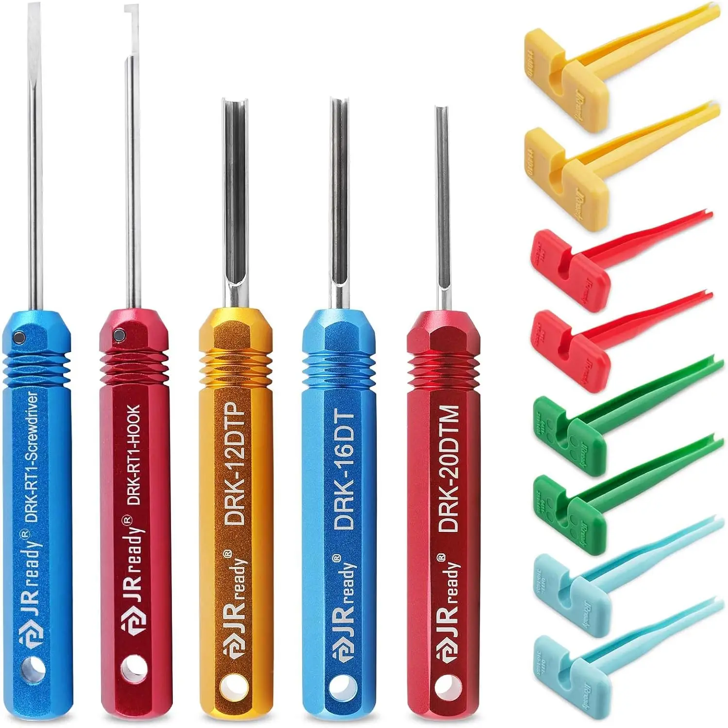 

Набор инструментов для извлечения контактов Deutsch ST5236, 13 предметов, со стальным инструментом DRK-RT1 для серий DT/DTM/DTP