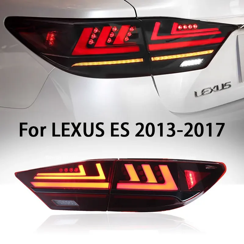 

2Pcs Tail Lamps For Lexus ES Es200 Es350 Es260 Es300h 2006-2017 Taillight LED Dynamic Turn Signal Brake Reversing Parking Lights