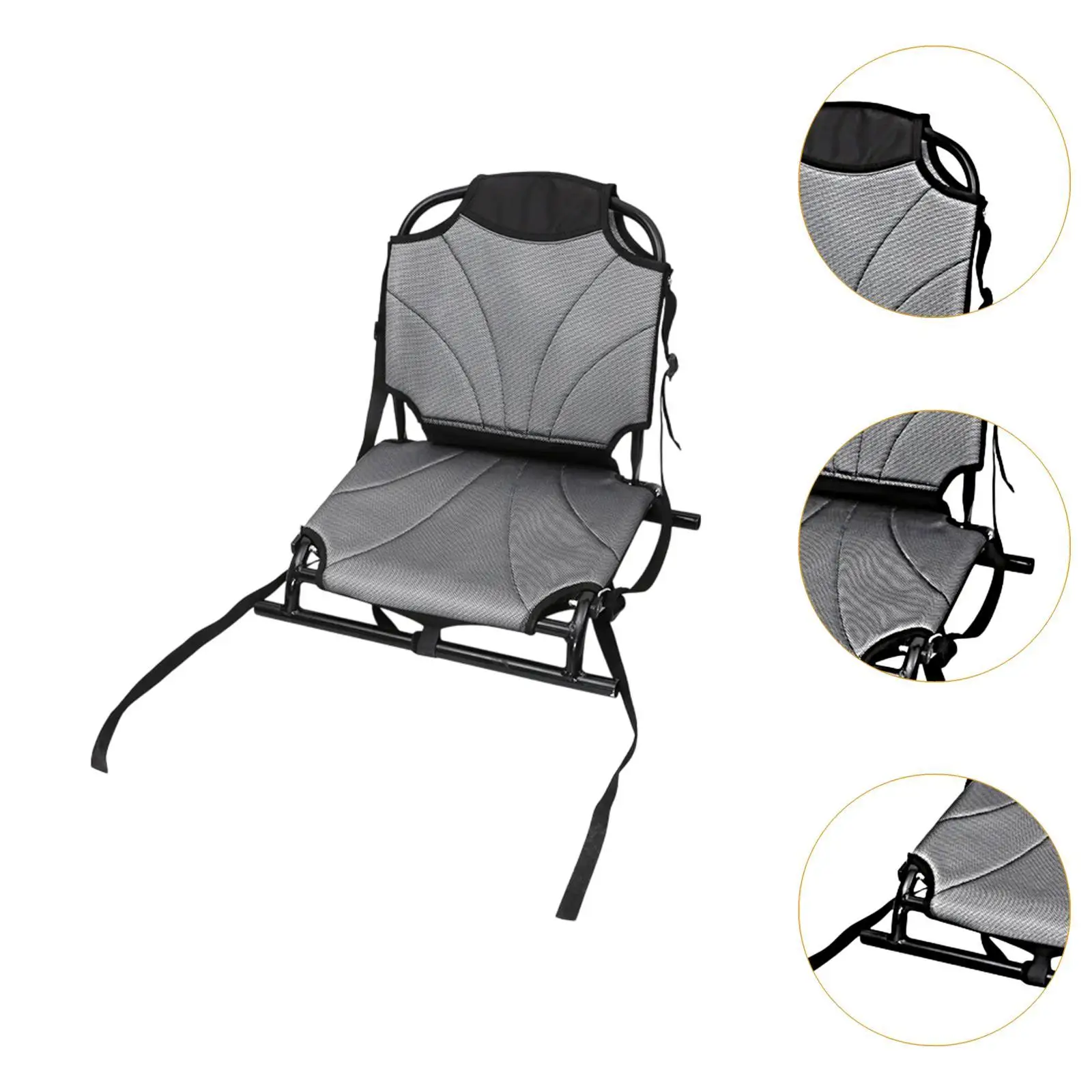 وسادة مقعد كاياك قابلة للطي مع دعم خلفي، مقعد صيد متعدد الاستخدامات، كرسي خارجي للتجديف لوح مجداف الصيد التجديف بالكاياك #5