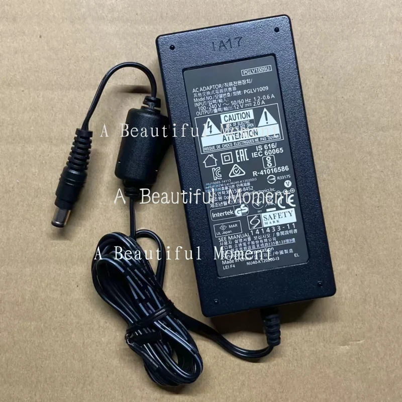 PGLV1009 12V2A  FOR Panasonic AW-RP50 Remote Camera Controller AC Adapter Power Supply