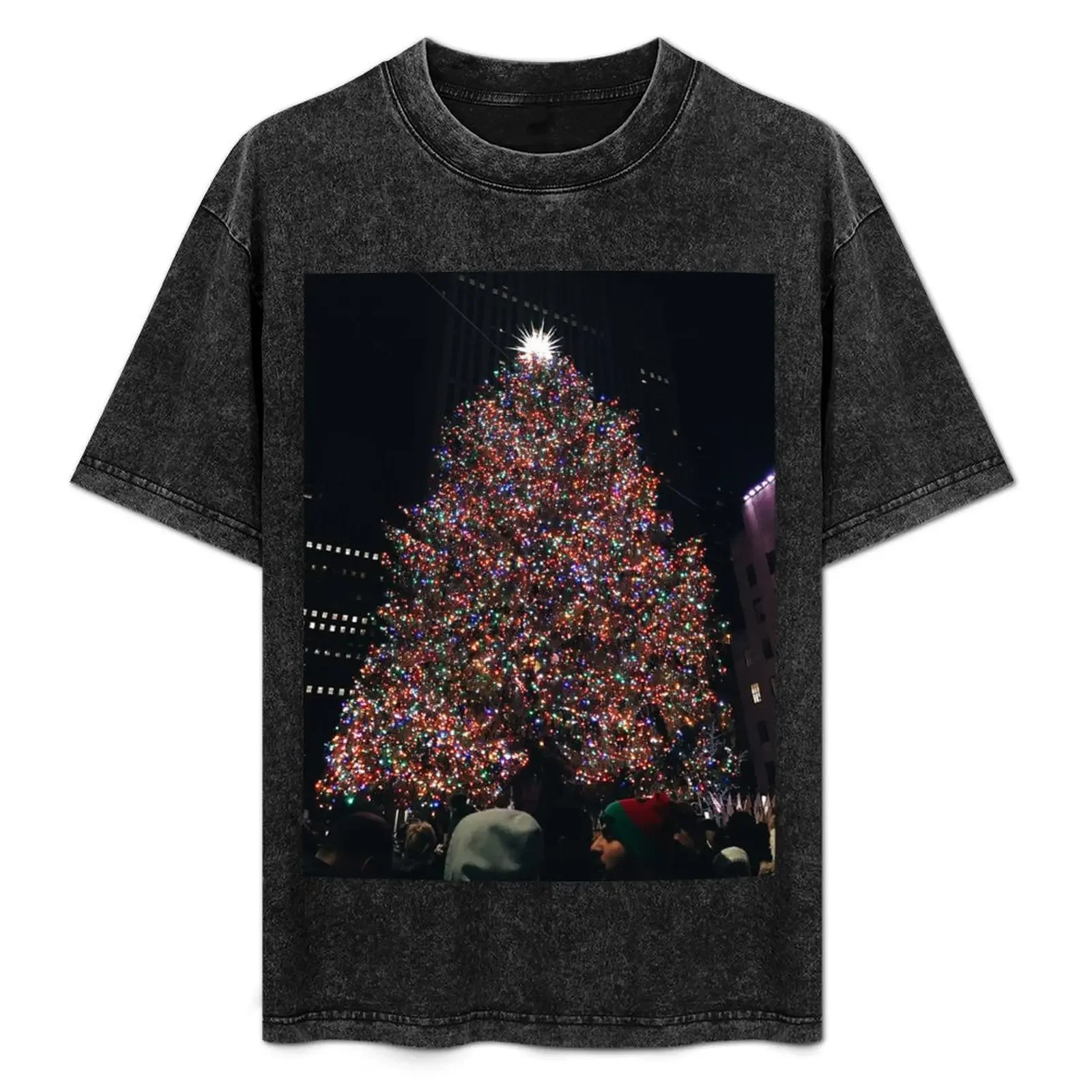 

Rockefeller Tree T-Shirt valentines boutique clothes graphic shirts graphic tee shirt men clothing