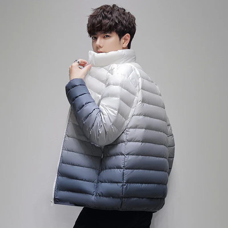 

New Winter Fashion Highquality Stand Up Collar Casual Down Jacket Outdoor Sports Casual Fashion Versatile Breathable Warm Jacket