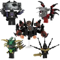 2025New Skibidi Toilet Man Anime Cartoon Bricks Dolls Cameraman Speakerman TV Man Mini Action Bricks Toy Figures Building Blocks
