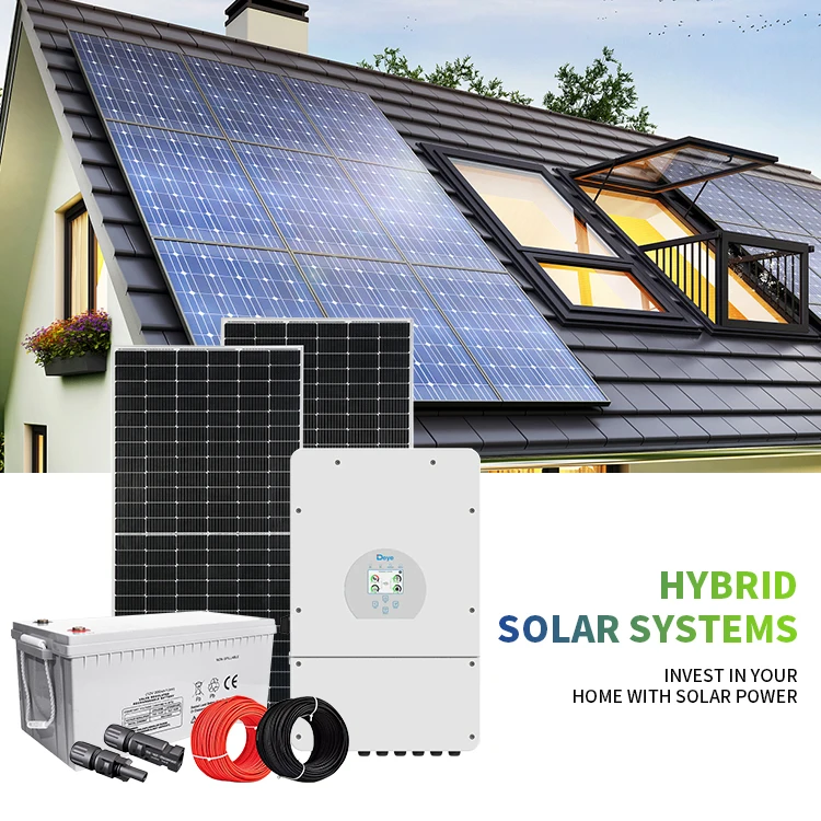 Deye Direct Distributor 5Kw 7Kw 8Kw 10Kw Hybrid off Grid Solar Energy System with 'MPPT Controller Lead Acid Battery Kit