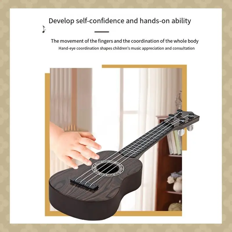 ABST Children's Guitar Ukulele Beginner's Instrument Toddler Guitar Mini Size Classical Ukulele