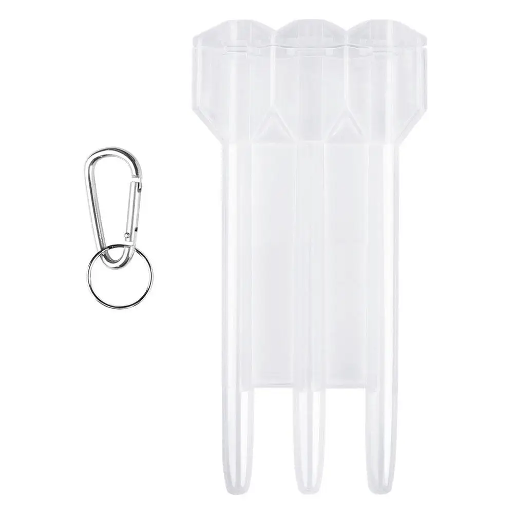 New 1pc Box Portable Transparent Darts Abs Box Lock Buckle Integrated Universal Box Suitable For Most Da O0b0