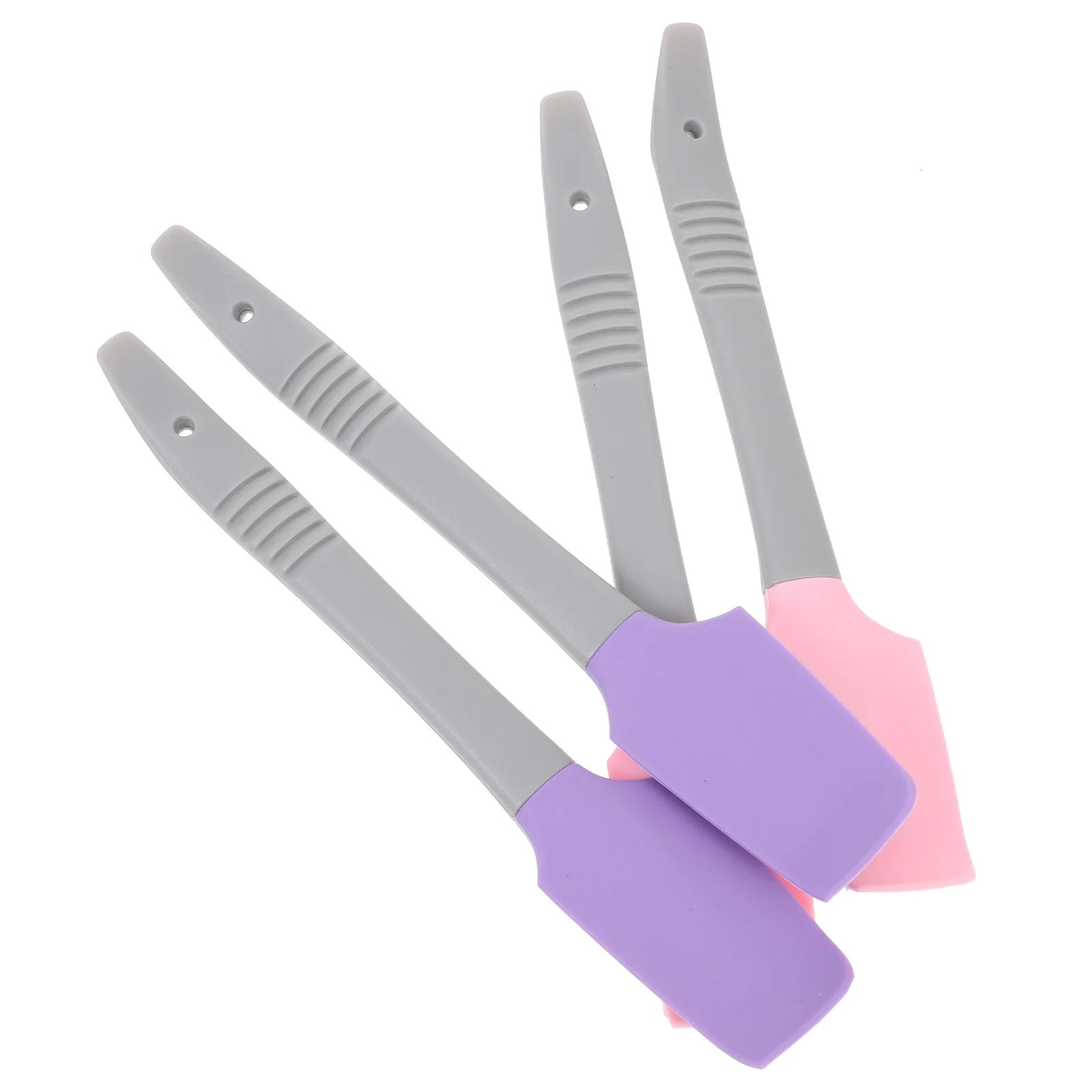 

4 Pcs Wax Applicator Pink and Purple Waxing Sticks Cream Reusable Spatula Silica Gel Scrapping Tool Sharing with Family Friends