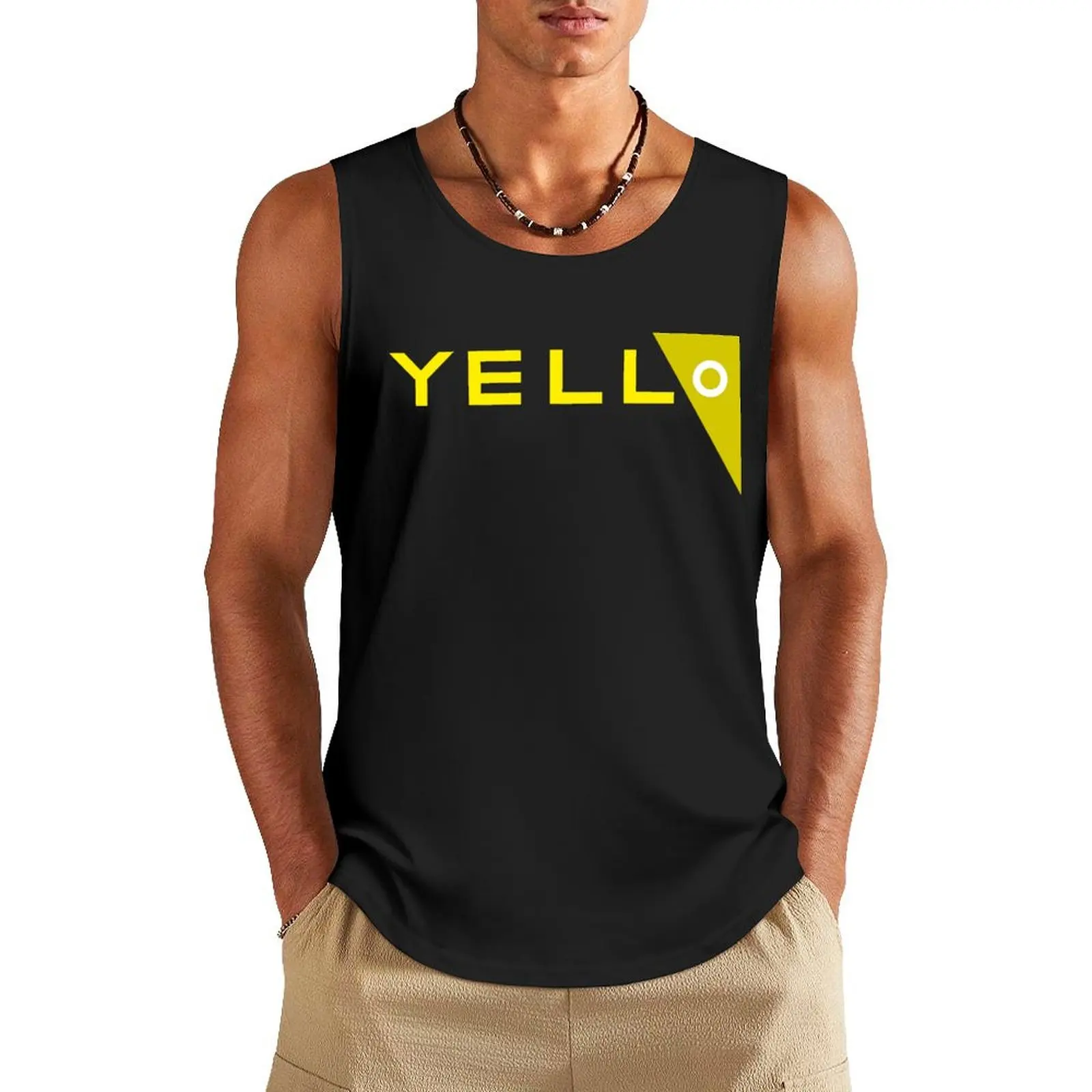 YELLO Tank Top Men's vest t shirt gym