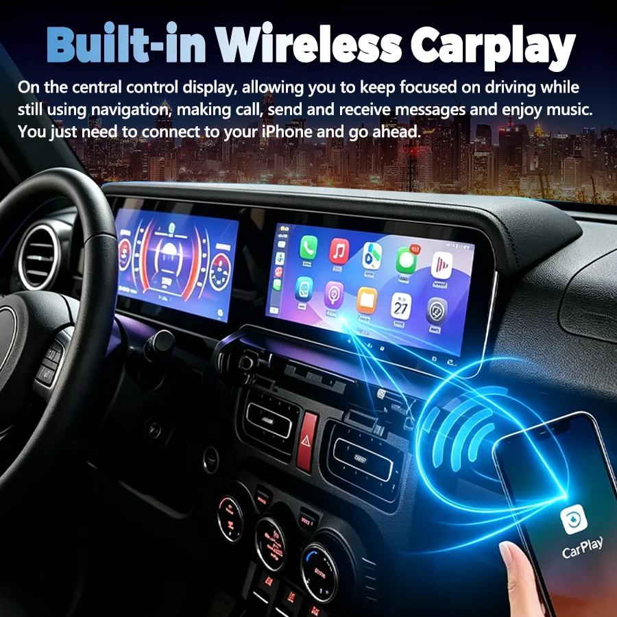 S Upgrade Dual Screen Android Car Radio For Suzuki Jimny JB64 JB74 Multimedia Video Player GPS Stereo Auto CarPlay Head Unit 4G