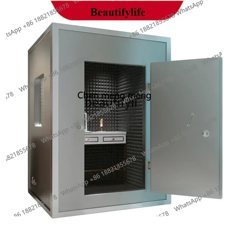 Mobile home small recording studio Environmental protection soundproof room Silent cabin Soundproof singing room Sleeping ca