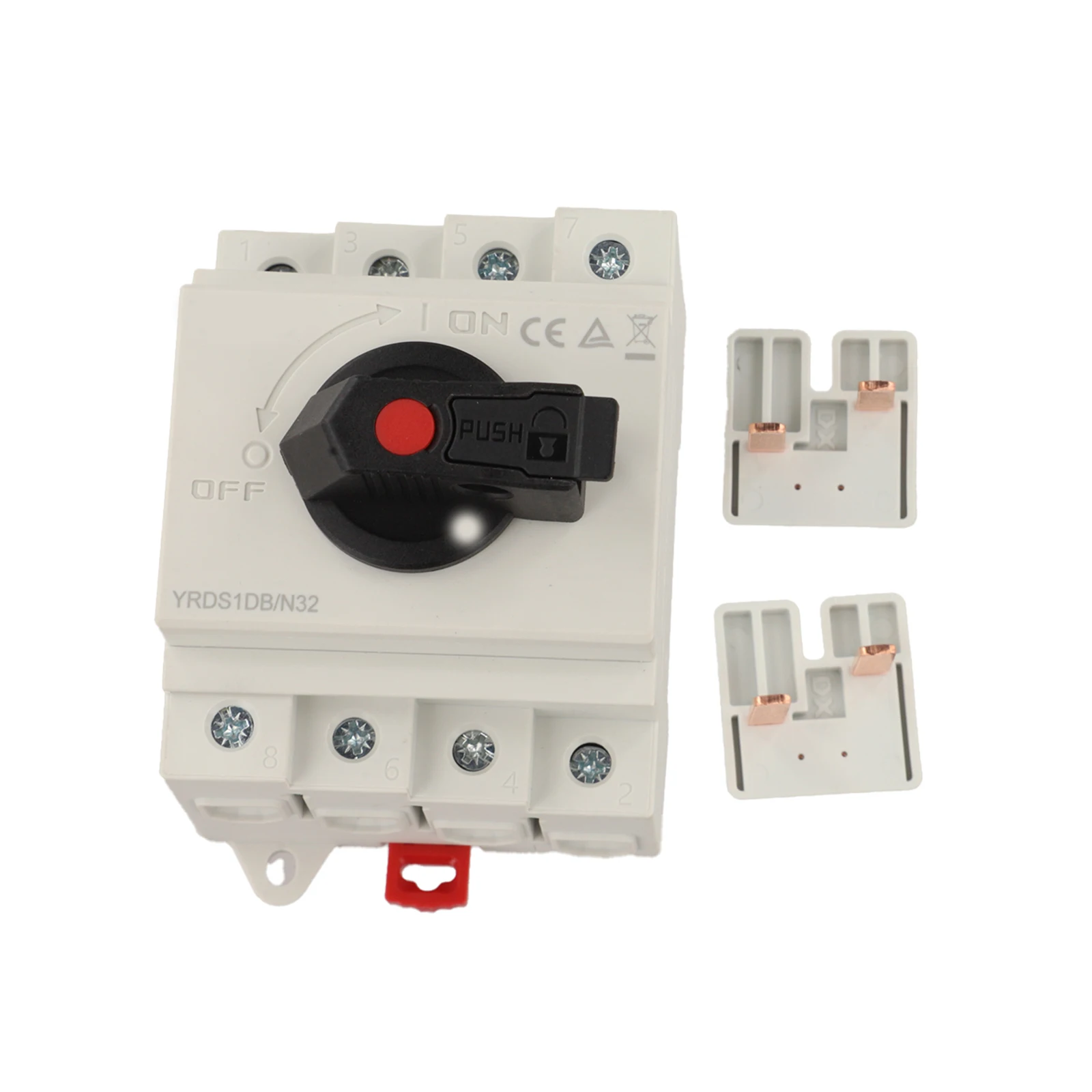 DC Solar Disconnect Switch 32A DC1000V Photovoltaic Circuit Isolator For DIN Rail Mounting In Industrial Power Distribution