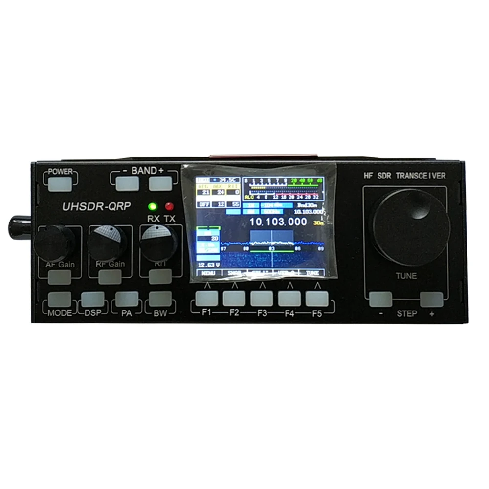 MCHF V0.6.3 HF SDR Transceiver QRP Transceiver Amateur Ham Radio with Transparent Buttons/Black Buttons