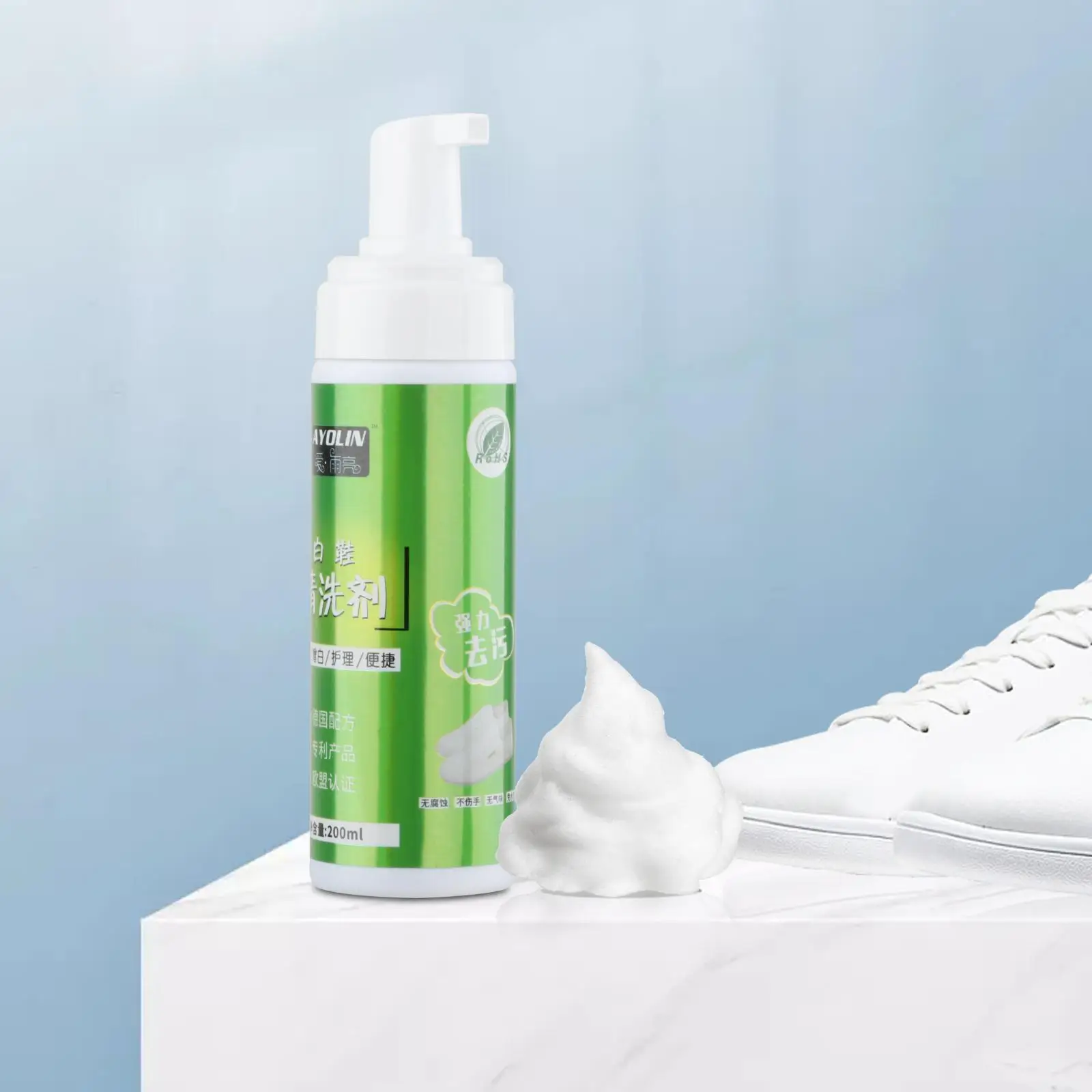 

Brush Shoe Cleaning 200ml Renew Shoe Whitener for Leather Shoes Canvas Shoes