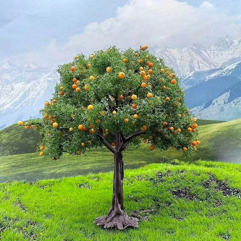 Sphagnum Moss Dry - نموذج شجرة فاكهة واقعية من البلاستيك،
