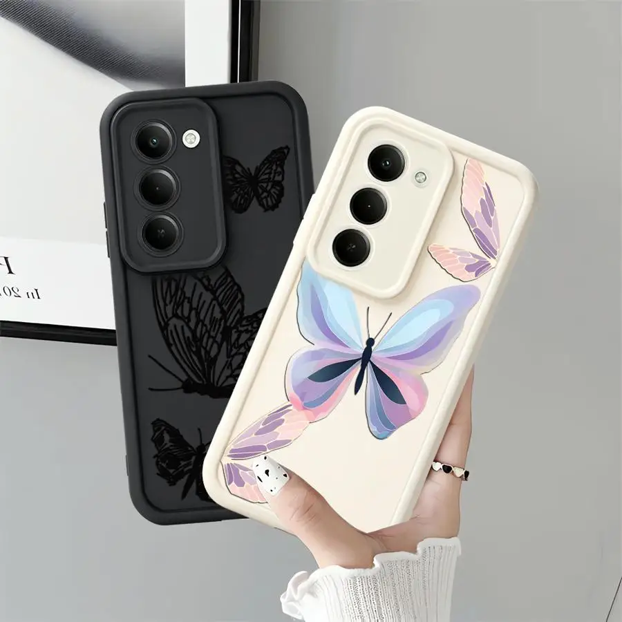 Creative Cartoon Butterfly Case for Samsung Galaxy A15 A16 A53 A54 A12 A13 A23 A51 A73 A71 A72 A26 A32 A34 A35 A36 A56 Phone