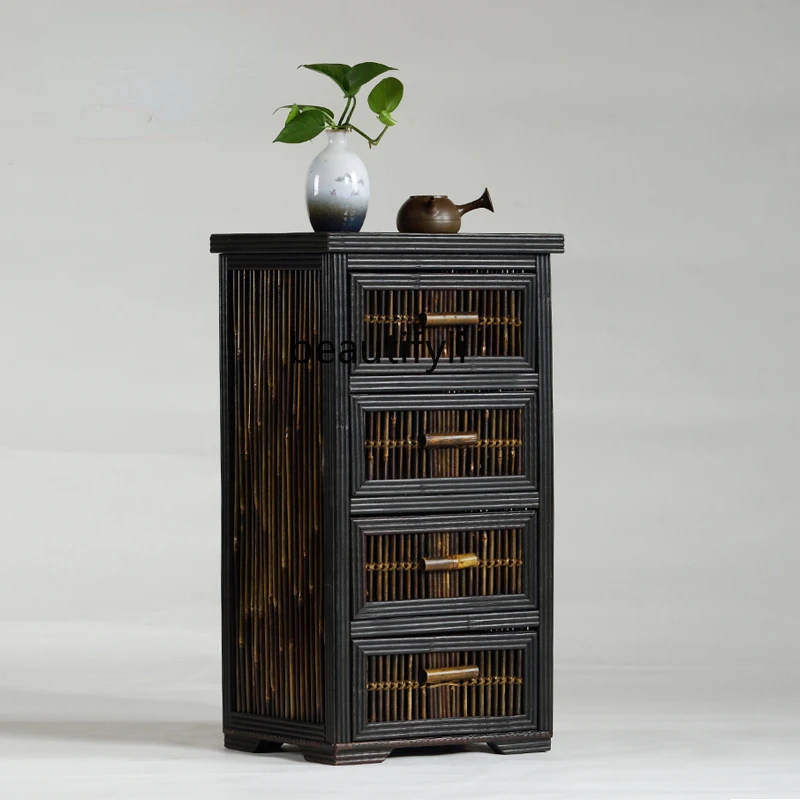 

CXH Drawer Tea Cabinet Vintage Chest of Drawers Small Cabinet B & B Decoration Tea Storage Locker