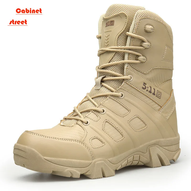 Tactical Winter Boots Men Special Force Desert Combat Outdoor Hiking Boots Ankle Casual Male Shoes Men Work Safty Shoes Snow