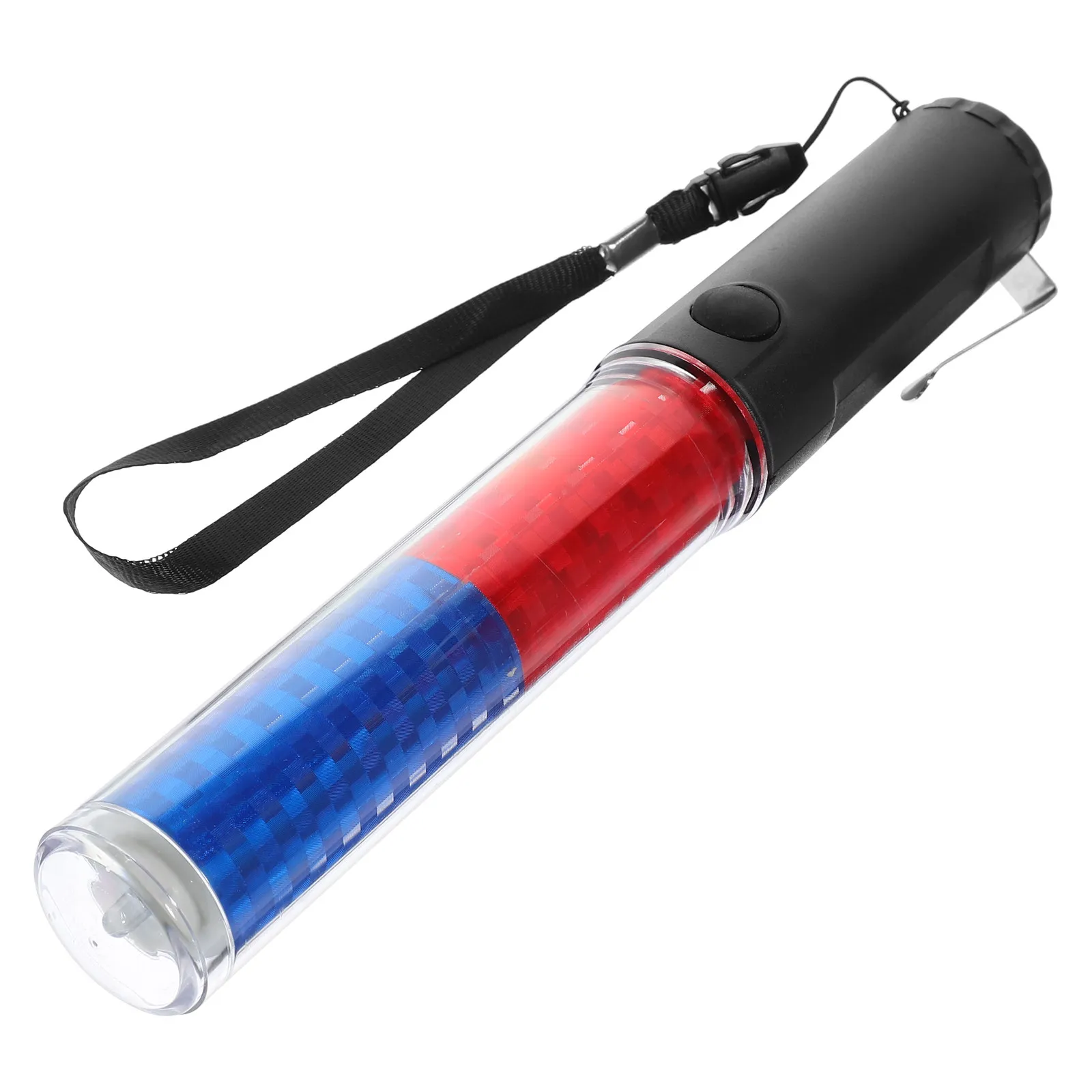 LED Warning Traffic Glow Stick Unique Design Hook Hanging Light Stick Concert Cheering Party Light Reusable Crowd Control Tool