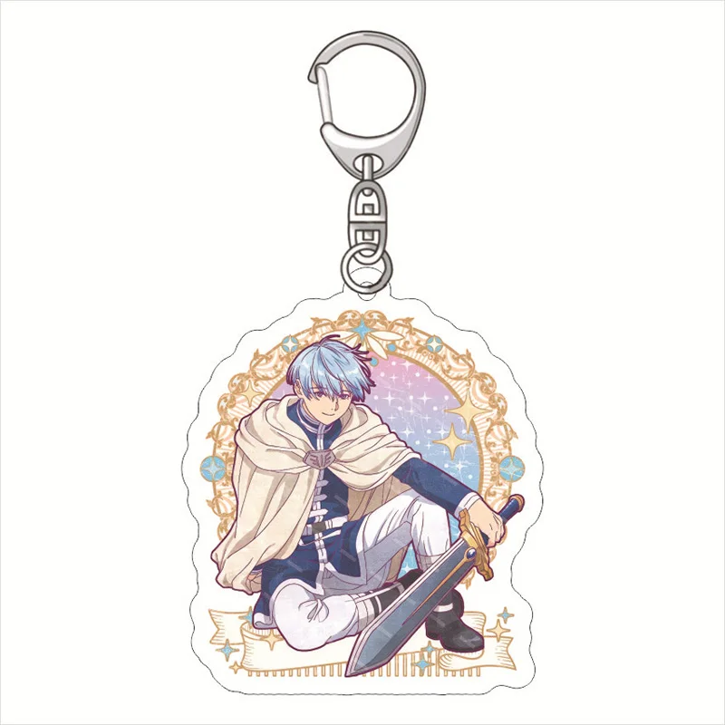 Frieren: Beyond Journey'S End Acrylic Anime Cute Keychain Jewelry Car Pendant Gift Figure Key Ring Women Badge Charms Wholesale