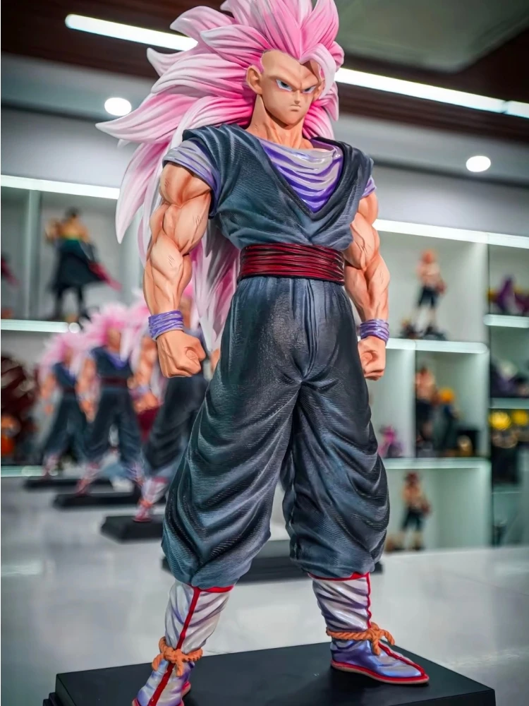 

【In Stock】New Dragon Ball Action Figure Pink Star Trek Super Three Goku Figures Model High Quality Version The Statue Toys Gifts
