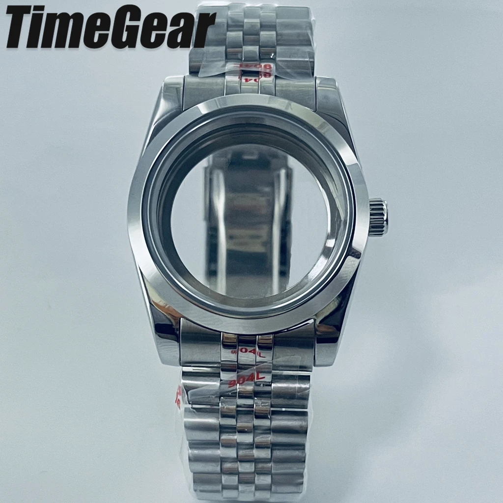 High-Quality 36mm 40mm Jubilee Strap Sapphire Crystal Watch Case Fit NH34 NH35 NH36 NH38 NH39 NH70 PT5000 ETA2824 Movement image 3