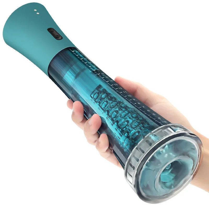 Male Masturbator Cup Pocket Pussy Electric Penis Pump with Vacuum Sucking Function Extender Trainer Adult Supplies for Men 18+