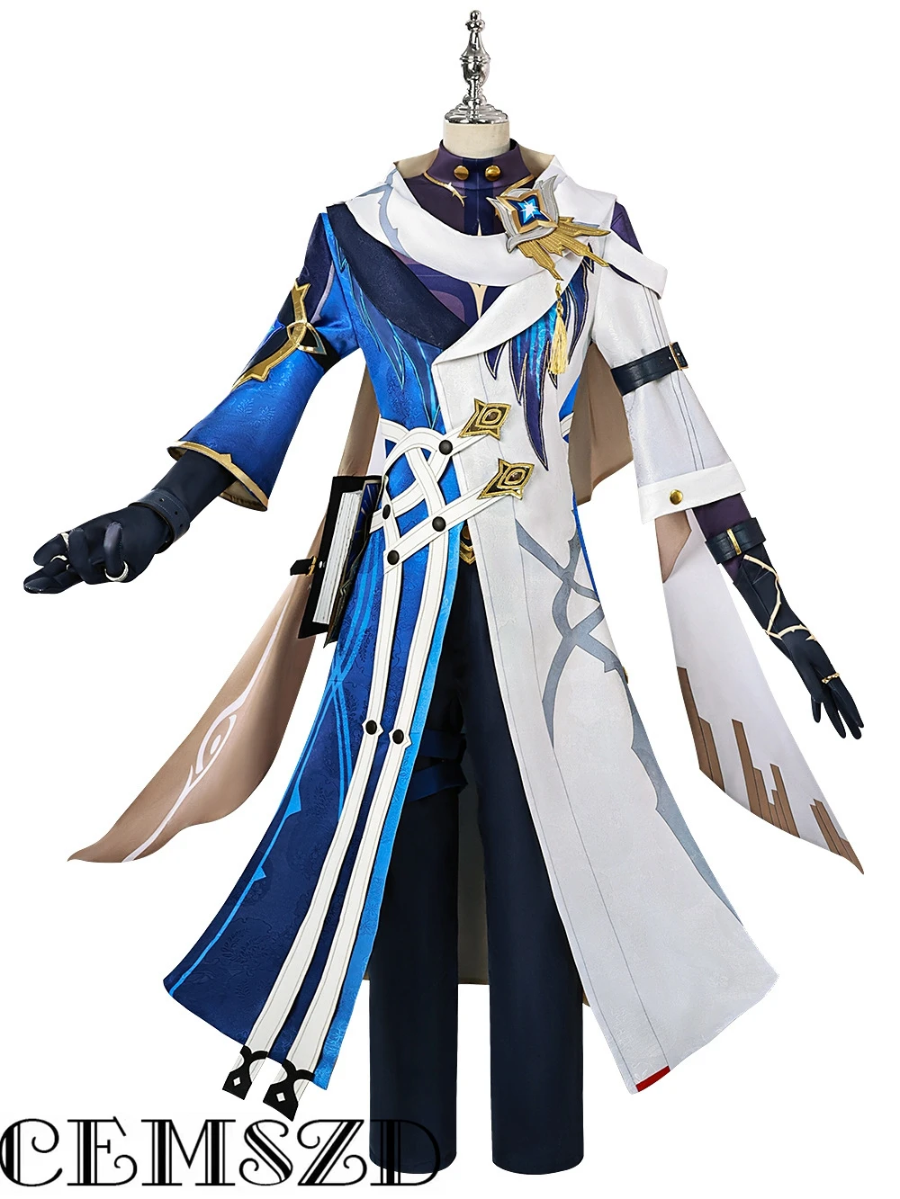 

Sunday 3XL Cosplay Game Honkai Star Rail Jacket Top Halloween Costume Anime Gloves Headwear Cartoon Rings Accessories 3XL Coat