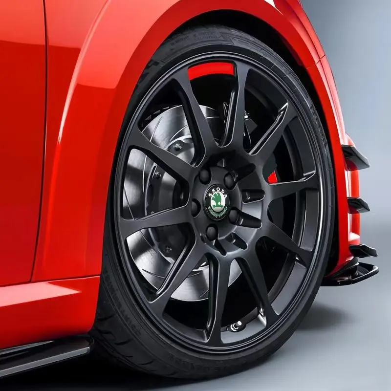 4pcs 56mm 65mm Outer Diameter Wheel Center Hub Caps for Sko A7 Octavia A5 RS Kodiaq Rapid Fabia Car Wheel Hubcap Accessories view 5