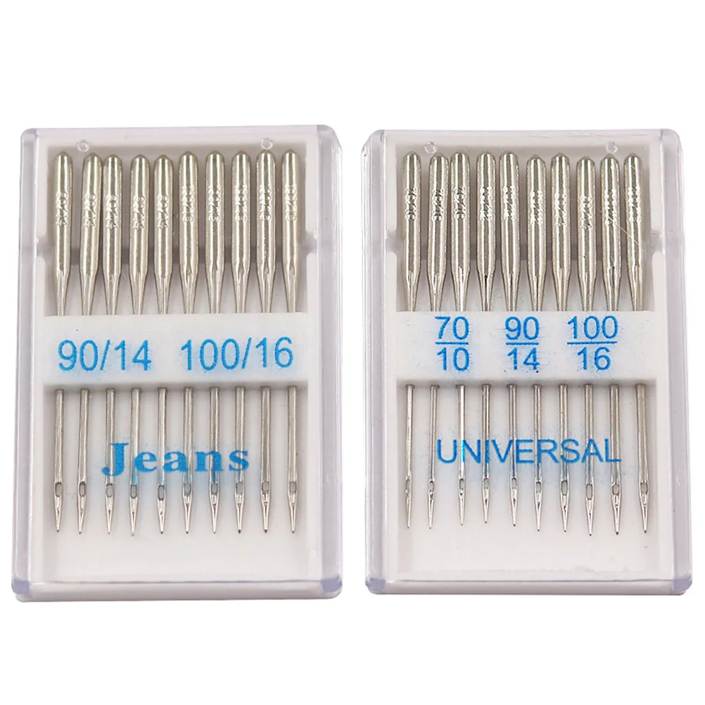 

High Quality Sewing Machine Needles 2 Boxes Stainless Steel DIY Craft Stitching Tools Durable Convenient Sewing Supplies