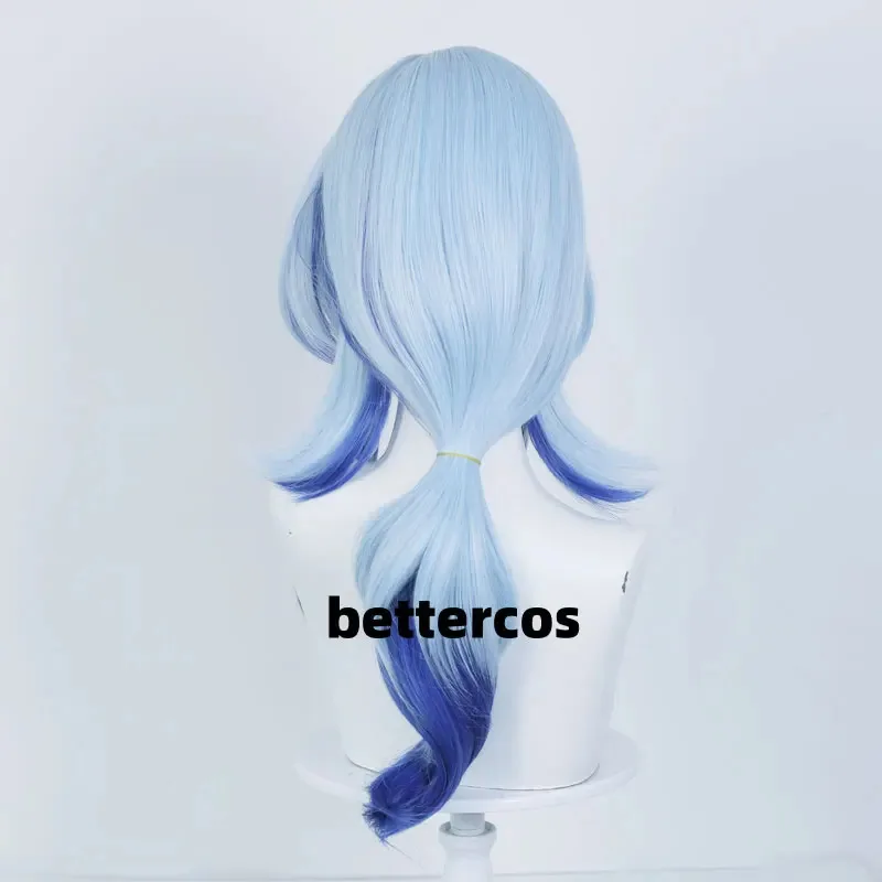 The Shorekeeper, парик для косплея, волнистые игры, синие длинные волосы, черные береты, вечеринка на Хэллоуин для женщин, реквизит для ролевых игр