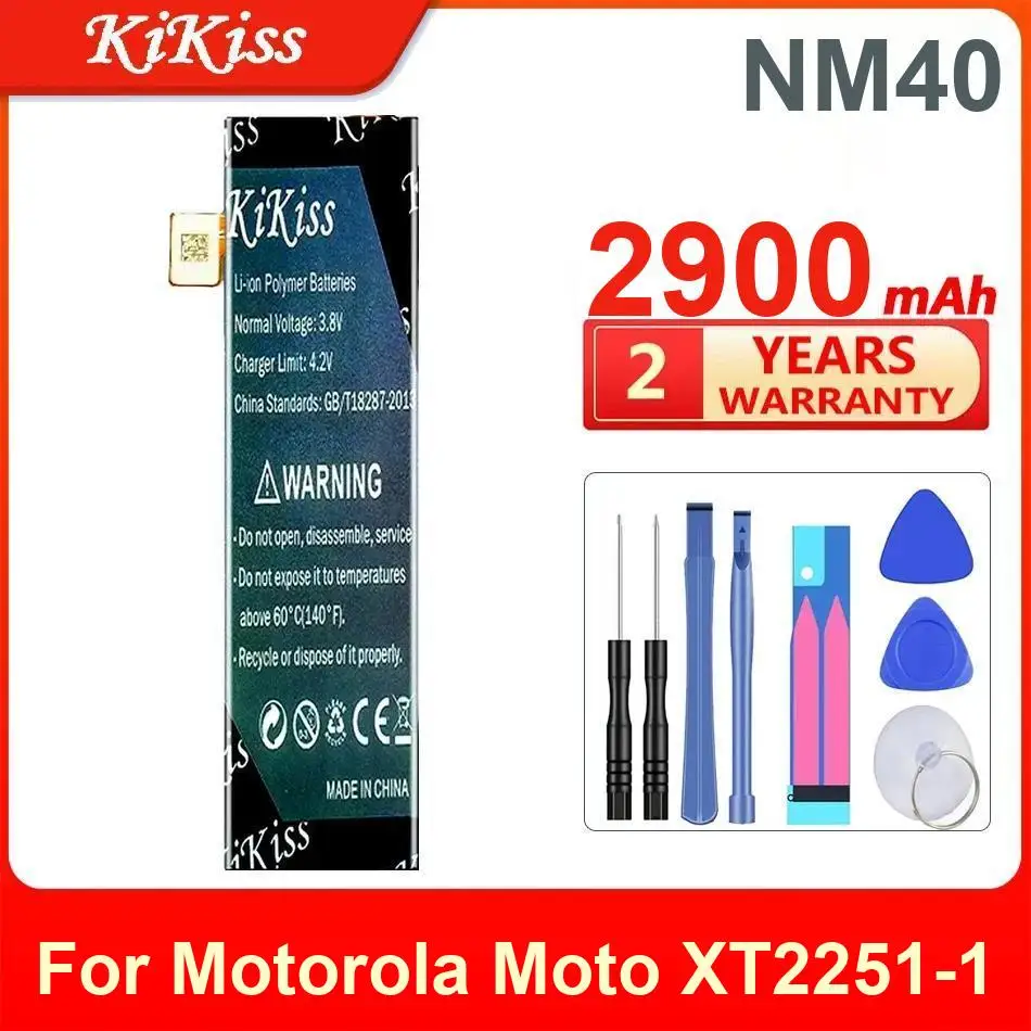

2900Mah Kikiss Battery NM40 For Motorola Moto XT2251-1