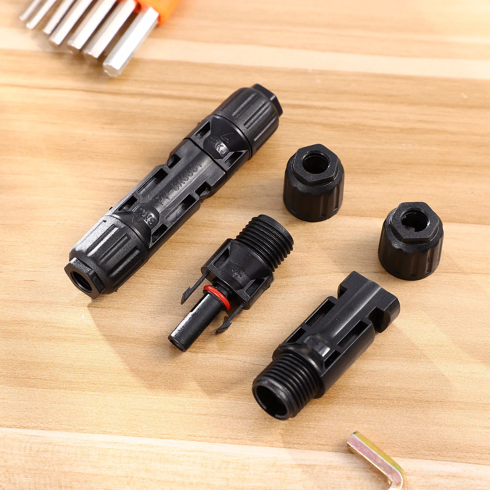 20Pairs Solar Panel Connectors Waterproof Plastic Cable Connector Kit Male Female Solar Panel Wire Waterproof Connector