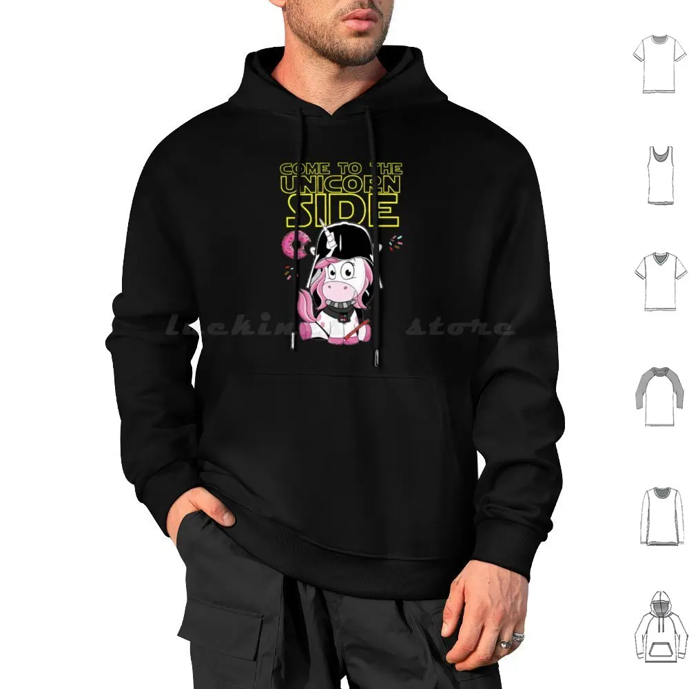 

Толстовка Come To The Unicorn Side из хлопка с длинными рукавами Unicorn Kawaii Pink