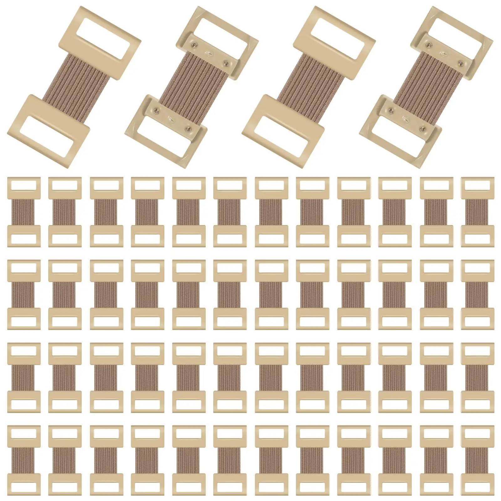 50pcs 알루미늄 버클 붕대 클립 스트레치 그립 걸쇠 압축 고정 재사용 가능한 랩 건강 관리 염좌